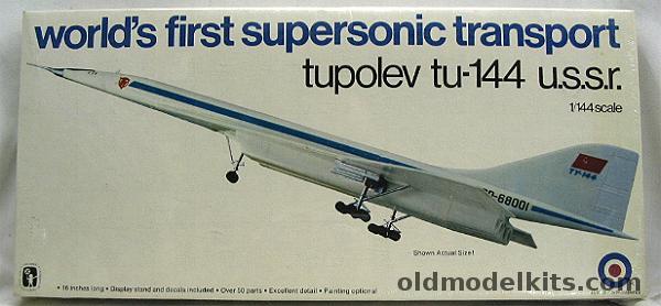 Entex 1/144 Tupolev Tu-144 SST, 8457 plastic model kit